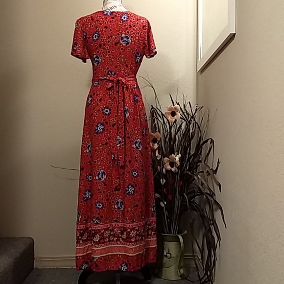 ⬇️SALE⬇️ 1 LEFT Boho Wrap Maxi - Picture 4 of 4